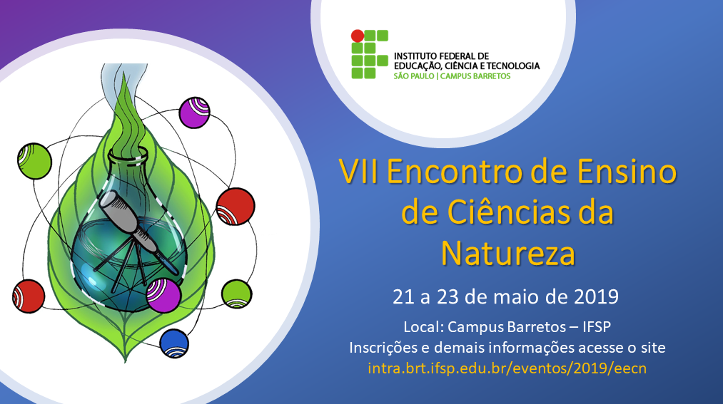 Flyer VII Encontro de Ensino de Ciências da Natureza