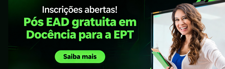 Inscrições abertas para especialização em Docência para a Educação Profissional e Tecnológica