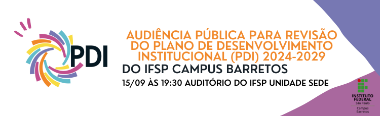 Audiência Pública – Revisão do PDI