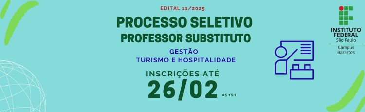 Processo Seletivo Professor Substituto - Edital 11/2025