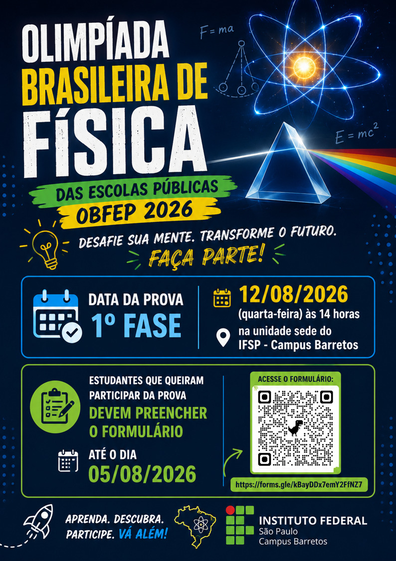 Cartaz OBFEP 2026 1a fase
